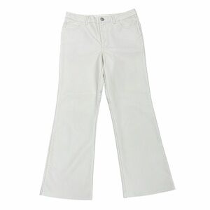 Sunday Best Soft Faux Leather Cream Pants